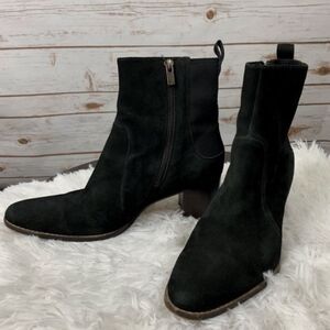 Timberland Tasa Black Suede‎ Boots size 8 - Wood
Stack Heel